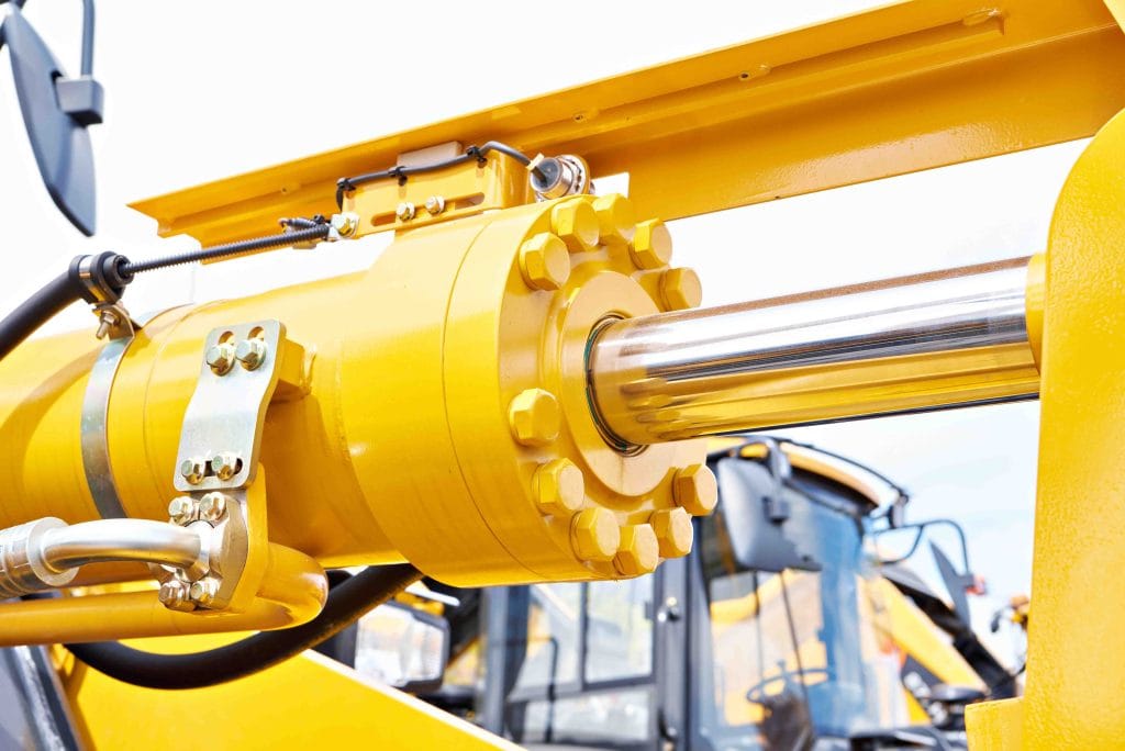 Hydraulic cylinder of front loader. Hydraulics repair services