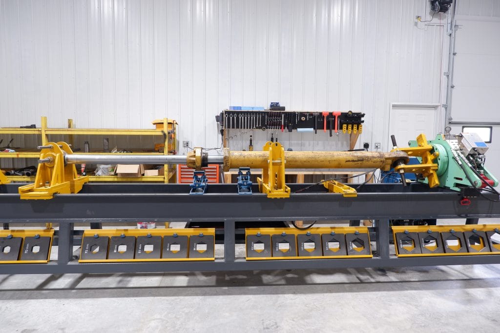 Hydraulics repairing machine